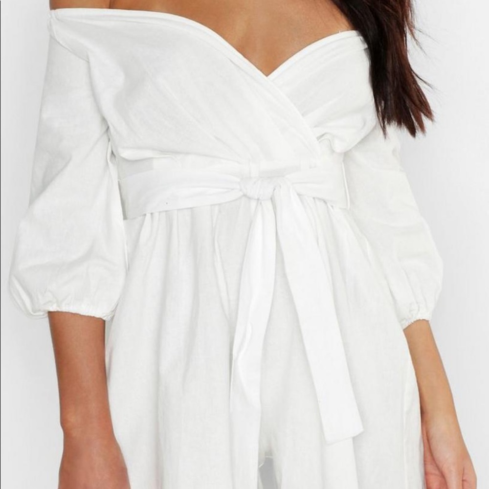 Woven white shirt